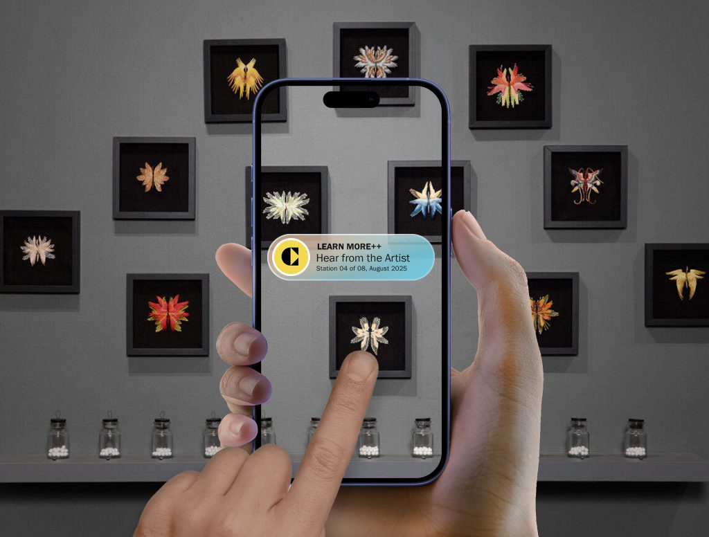 mobile AR social app for museums