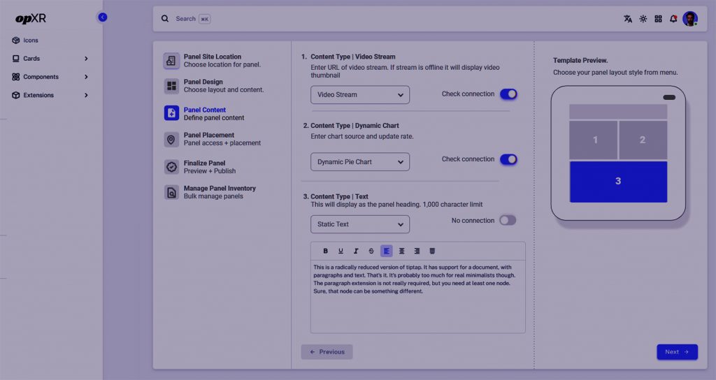 We develop custom content management systems for various apps and platforms